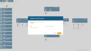 Create temporary storage for your org chart in orginio