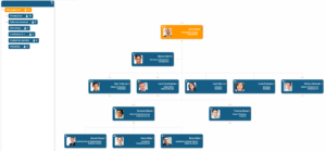 Display alternative org structure in hierarchy tree in orginio